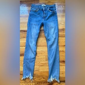 Zara Women's Light Blue Skinny Jeans